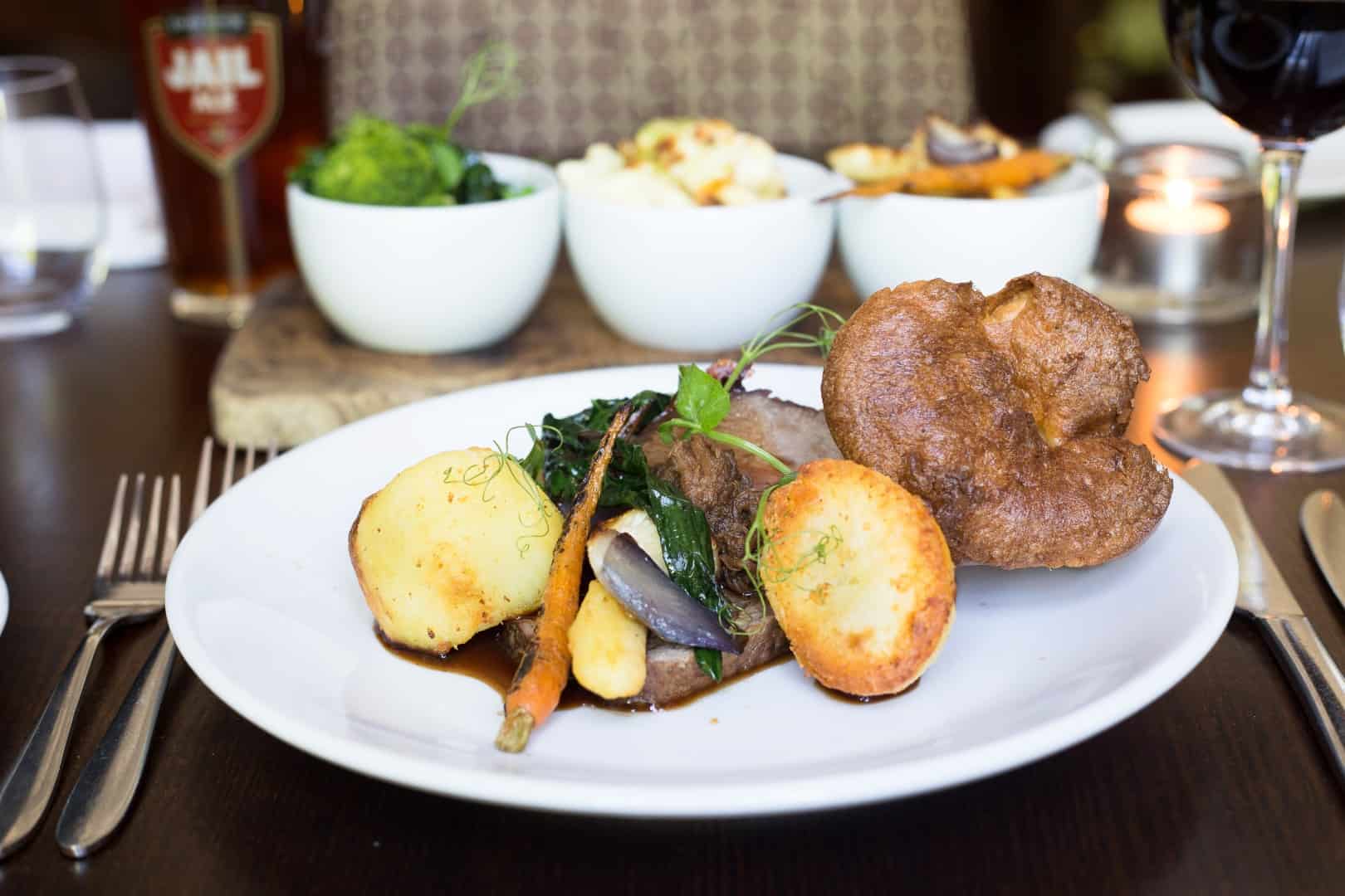 Roast Beef Sunday Lunch - The Bedford Hotel Tavistock