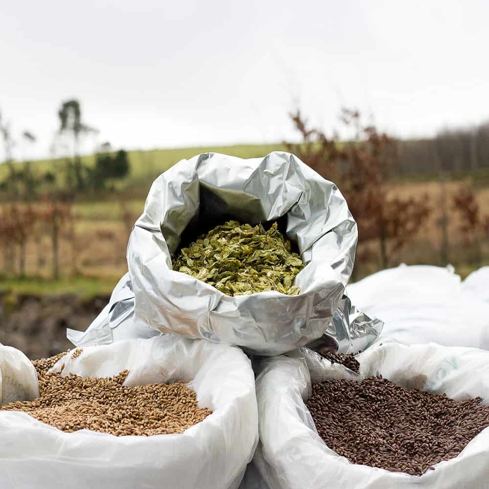 Dartmoor brewery hops and malt