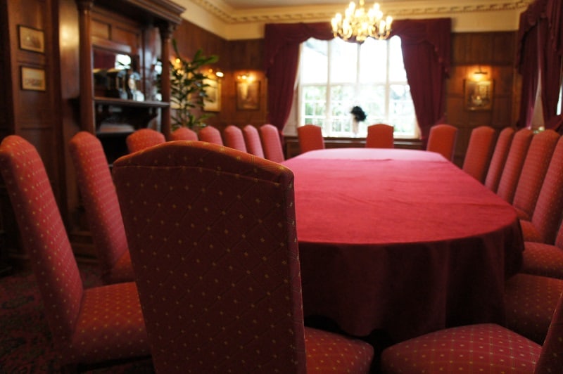 Meeting in the Tavistock Room at The Bedford Hotel